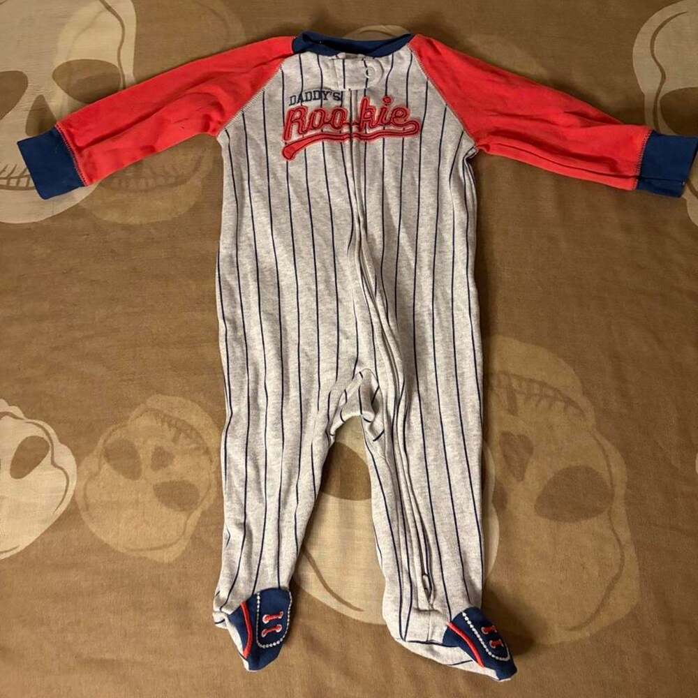 Daddys rookie baseball pinstripe